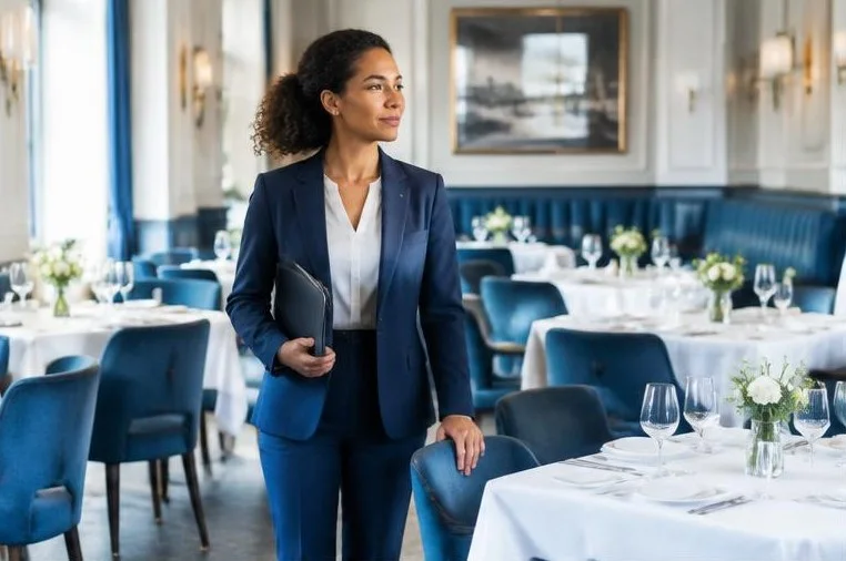 Hospitality management in a dining setting