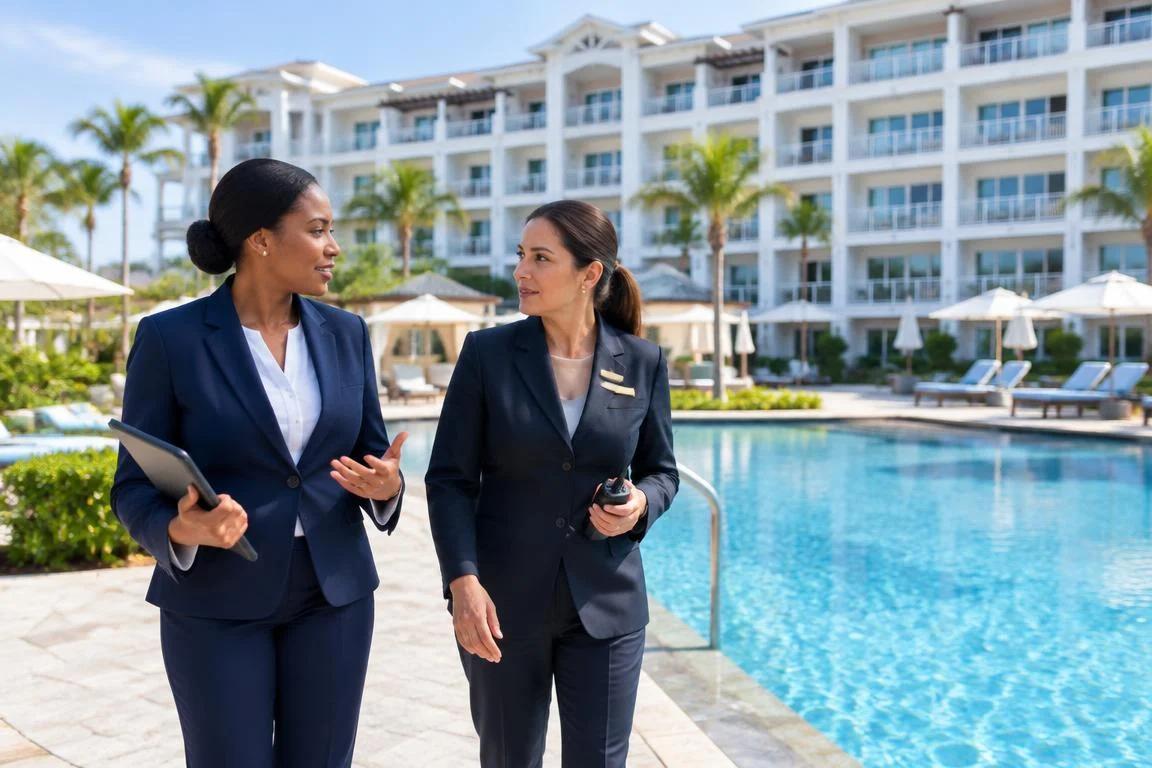 Resort grounds and hospitality leadership